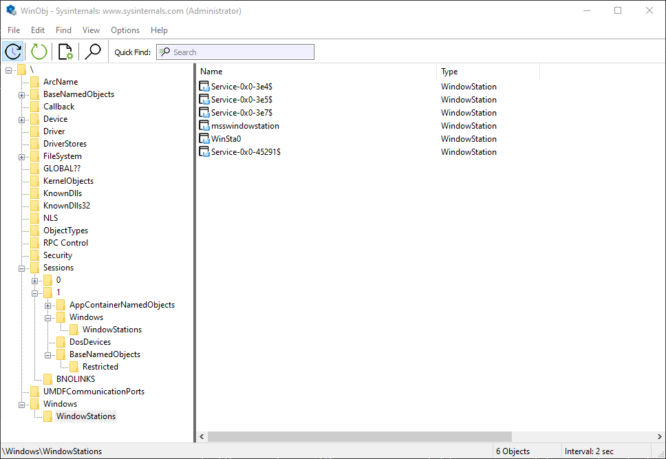 Window Stations and Desktops – Pavel Yosifovich